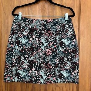 Jacquard short skirt